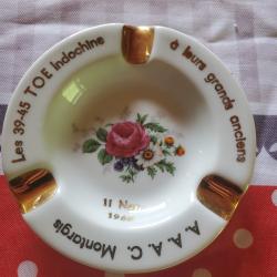 Cendrier souvenir les 39-45 TOE Indochine