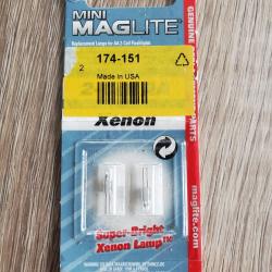 2 Ampoules mini maglite Xénon