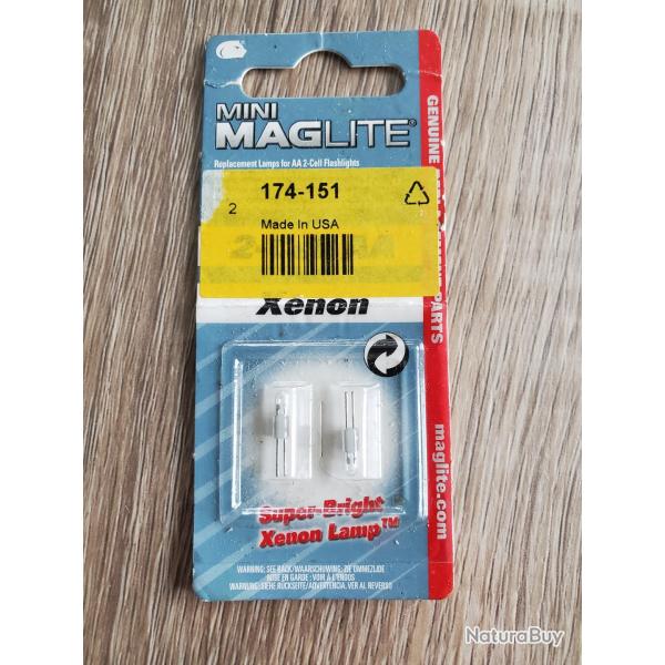 2 Ampoules mini maglite Xnon