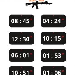 Cible ( Horaire ) x100