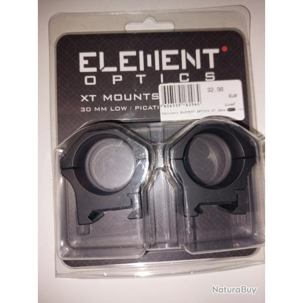 Colliers ELEMENT OPTICS XT 30mm Low rail Picatinny