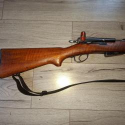 Schmidt Rubin 96/11 ,monomatricule avec bretelle et bouche canon plus une cartouchière de crosse