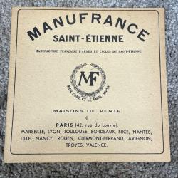 Cible en carton manufrance