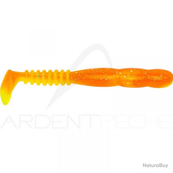 Leurre souple REINS Fat rockvibe shad 5 B76 Chika orange/Glow chart silver