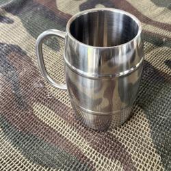 MUG BEER 400ml INOX