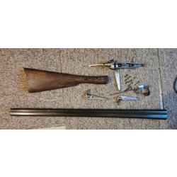 Fusil à chiens extérieur Benoist à Chatillon canon Marsot