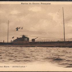 CPA - MARINEDE GUERRE - Le Sous - Marin " REDOUTABLE " N&deg;3928