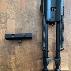 bipied harris LM + adaptateur picatinny