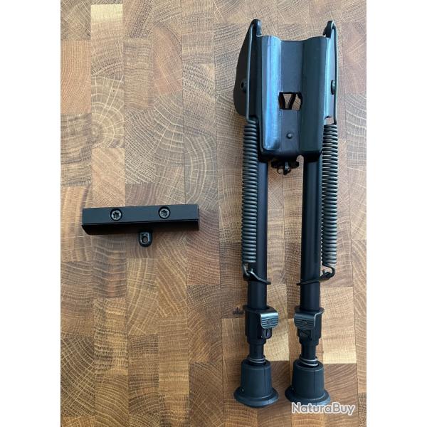 bipied harris LM + adaptateur picatinny