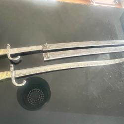 Lot de 2 Baïonnette Saint Etienne 1872