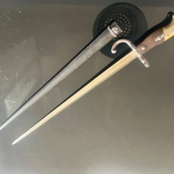 Baïonnette Paris Oudry 1880