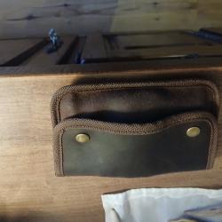 vend pochette cuir pour 10 balles d'express ou carabine