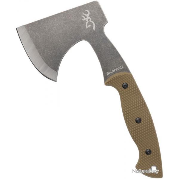 Hachette Browning Big Creek Hatchet Lame Acier 3Cr13MoV Manche Polymre Etui Nylon BR0565