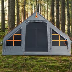 Tente gonflable pour 6 personnes - Imperméable et 4 saisons