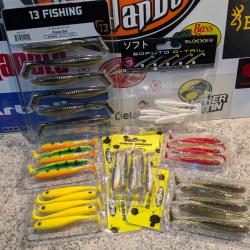 Lot Leurres, STORM, SUXXES , 13 FISHING ..FISH AND FISHING. LOT N° 234