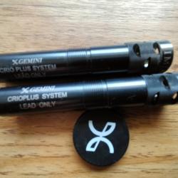 2 Chokes GEMINI Ported +20 mm Crio Plus Cal 28 - F 3/4F -