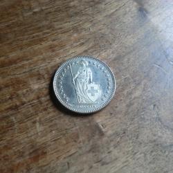 monnaie 2 francs suisse  2010