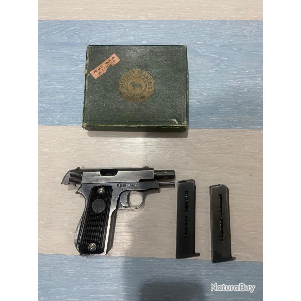 Pistolet Unique RR51 Police 7.65 + bote/pieces