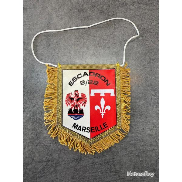 fanion militaire escadron 2/22 marseille "cagous"