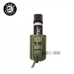 Porte-Aérosol VEGA Bungy 8BL18 50/ 75 et 100 ml Vert Olive