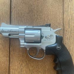 AIRGUN DAN WESSON CO2 2,5'' CHROME FULL METAL BBS 4.5