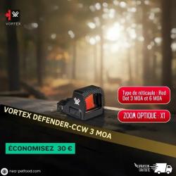 VORTEX DEFENDER-CCW 3 MOA & 6 MOA  VORTEX DEFENDER-CCW 3 MOA