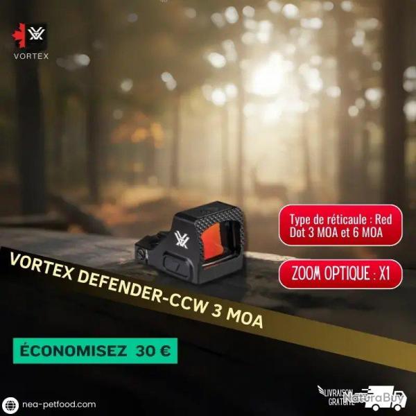 VORTEX DEFENDER-CCW 3 MOA & 6 MOA  VORTEX DEFENDER-CCW 3 MOA
