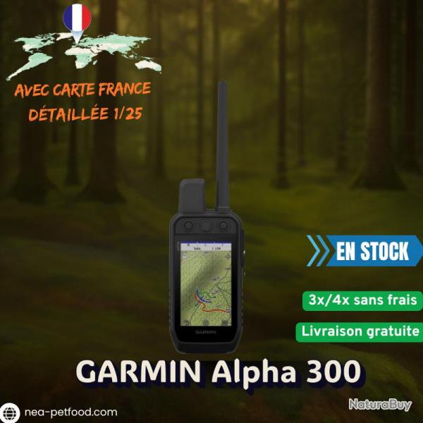 GARMIN Alpha 300 avec carte France dtaille 1/25