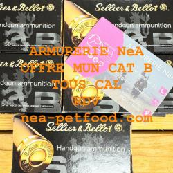 SELLIER BELLOT cal.9mm PARA FMJ LIVRAISON OFFERTE LOT DE 1000