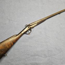 Fusil de chasse ancien à chien calibre 16 cat D