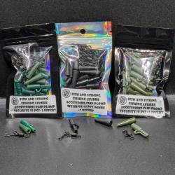 Lot n 237 /  Clip plomb sécurité carpe X3  sachets /Fishing leurres / FISH AND FISHING.