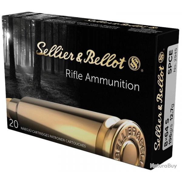 Balles Sellier & Bellot Hollow Point Capped Bullet - Cal. 8X64 S