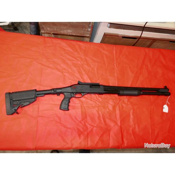 Fusil  pompe WINCHESTER SXP EXTREME DEFENDER 12/76 crosse pliante et capacit 8cps