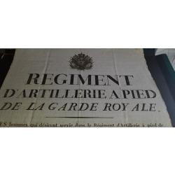 PLACARD ART GARDE ROYALE 1815