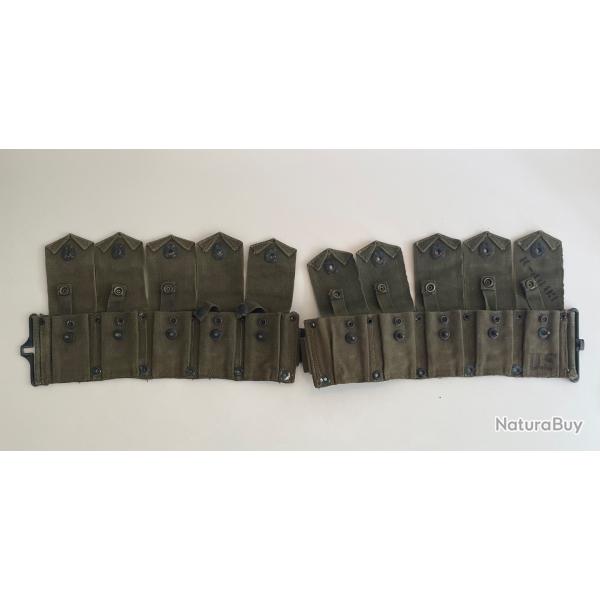 CEINTURON PORTE CHARGEUR POUR CLIPS DE FUSIL M1 GARAND