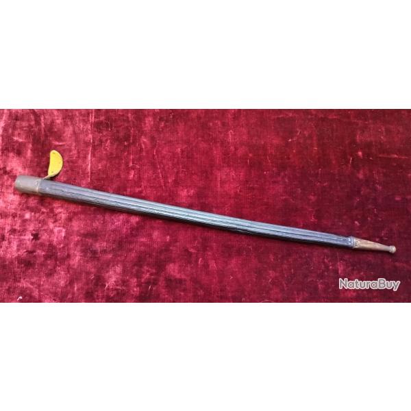 Rare fourreau de baonnette Chassepot ou Gras modle 1866/74 gendarme  cheval