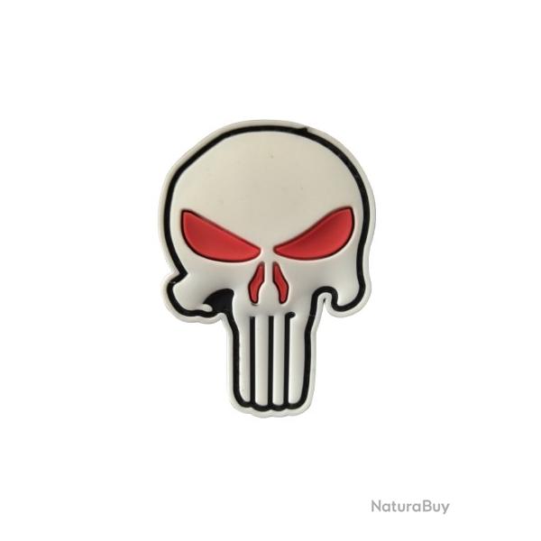 Patch/Ecusson - Crane Punisher - Blanc/rouge - velcro - Livraison gratuite