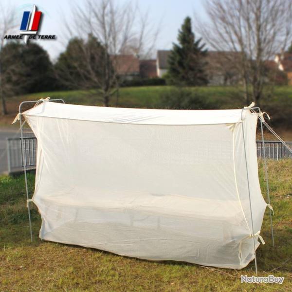 Moustiquaire Arme pour lit Mle 57 de l'Arme Franaise.