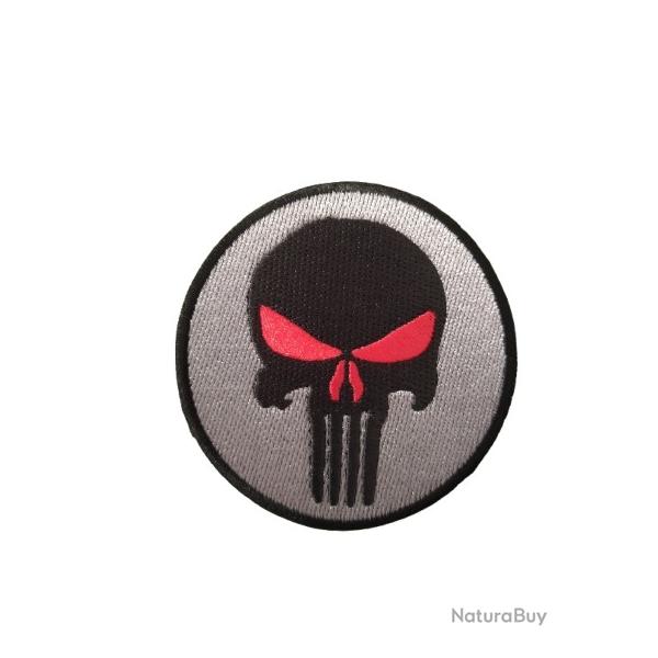 Patch Punisher Rond - Velcro - Livraison gratuite