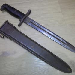 Authentique baïonnette de M1 Garand US fabrication U.F.H jus grenier