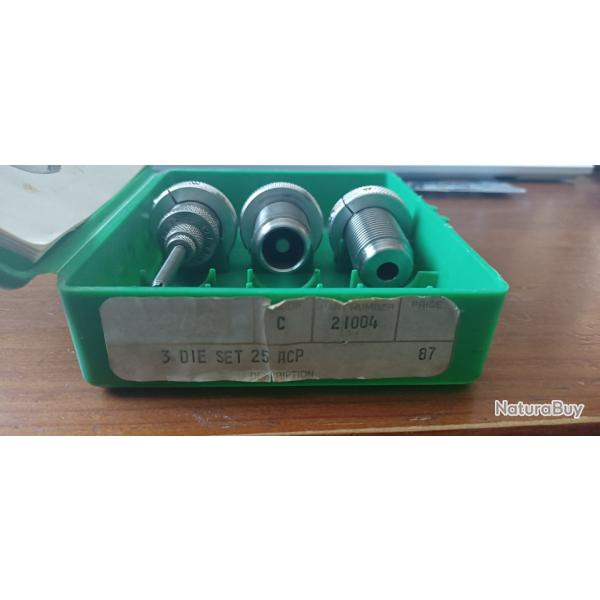 Jeu d'outils RCBS 6.35/ 25 ACP