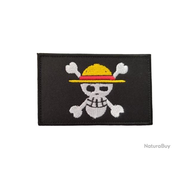 Patch Drapeau - Pirate One Piece - velcro - Livraison gratuite