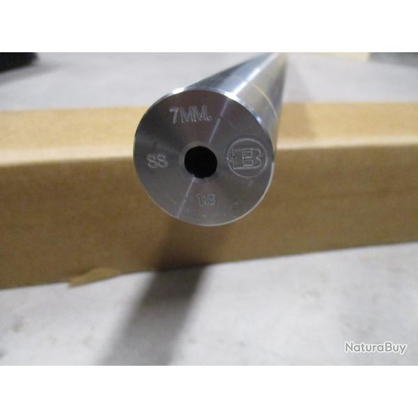 Canon neuf Bergara Match Inox cal 7mm pas de rayure 1:09"