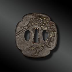 TSUBA Mokko Gata - Japon - Période Edo (1603-1868) - XVIIIème siècle