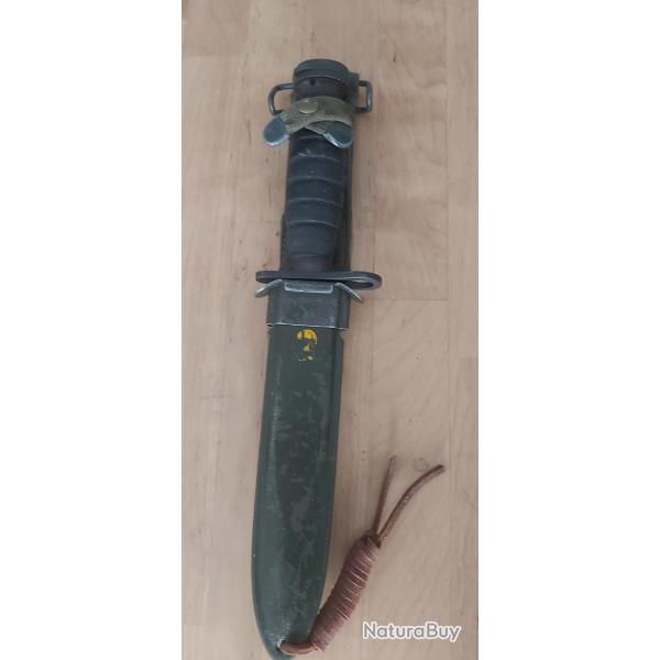 Poignard Baionnette USM4 PAL, Fourreau USM8 BMCo, WW2 pour carabine US M1