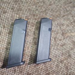 lot de 2 chargeurs standard pour GLOCK 17 GEN 5
