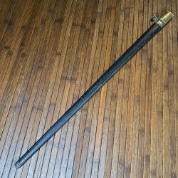 FOURREAU D'ÉPÉE DEBUT XlX ÉME AVEC BOUTEROLLES