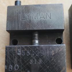Moule à balle Semi WadCutter Lyman armes de poing Calibre