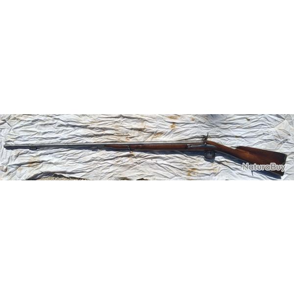Fusil monocoup poudre noire  percussion