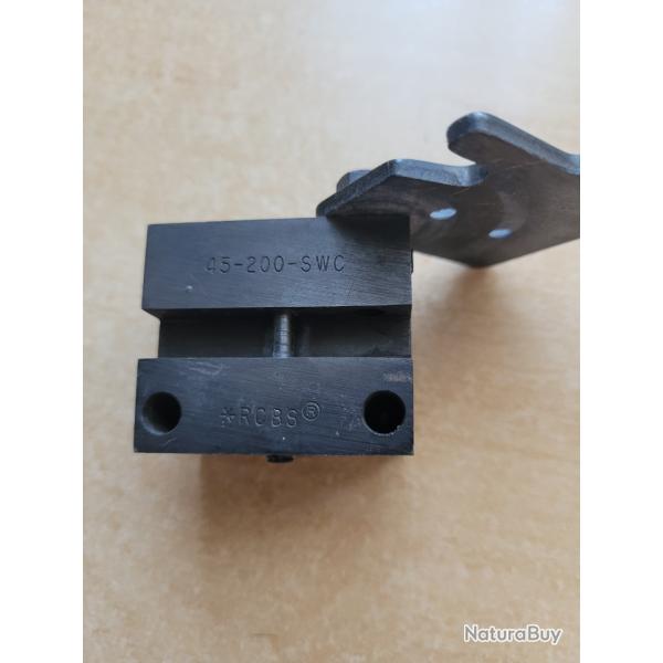 Moule  balle Semi WadCutter RCBS  armes de poing Calibre 45- SWC